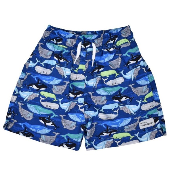Flap Happy: Swim Trunks - Whale Wonder 4T NEW W TAGS - Picture 1 of 10